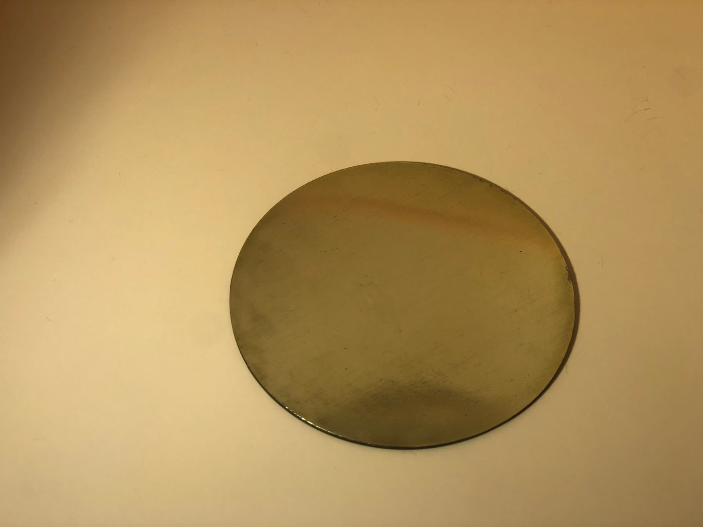 Plain Brass Disc - Blank