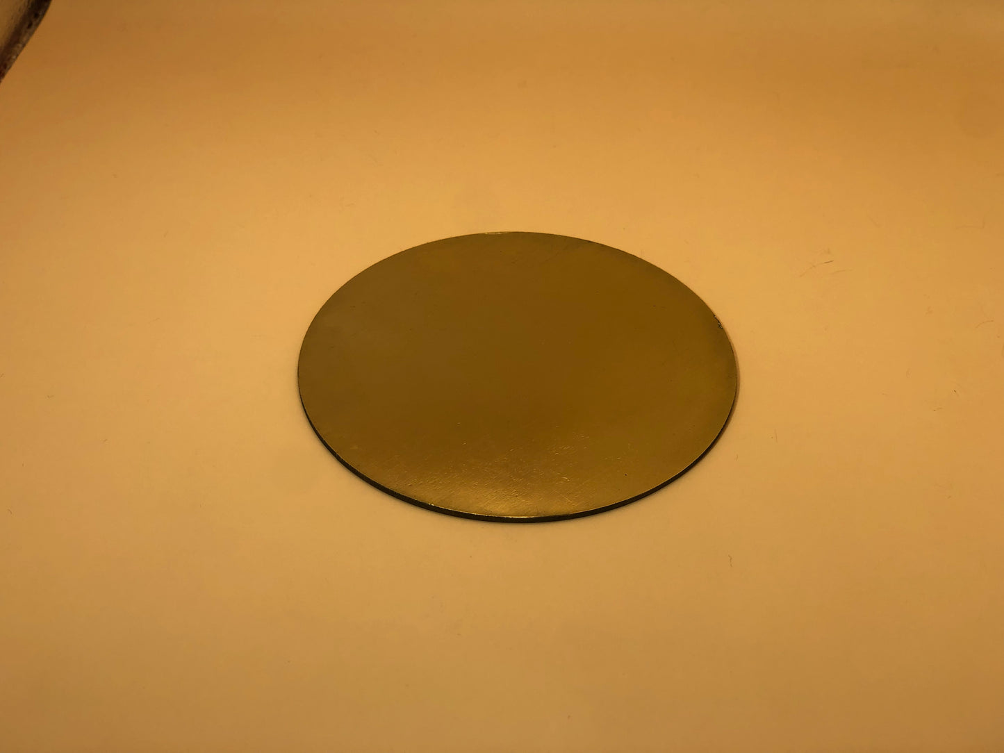 Plain Brass Disc - Blank