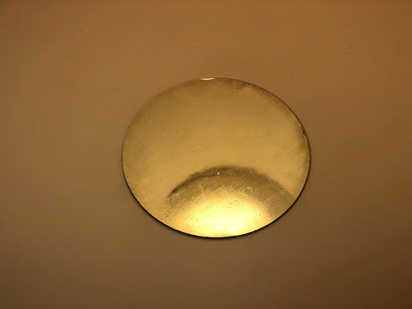 Plain Brass Disc - Blank